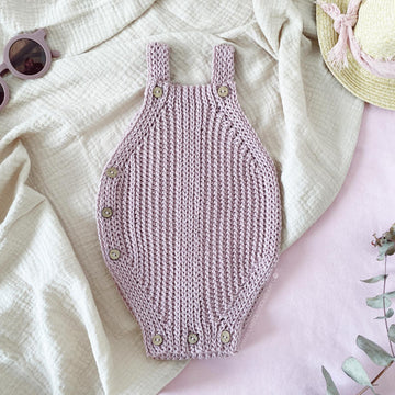 3-6 months - SNAPPY Crochet Romper
