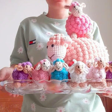 Mini sheep- crochet pattern- PDF file - English