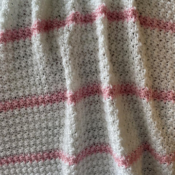 Baby Girl Stripes Baby Blanket