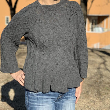 Cable A sweater