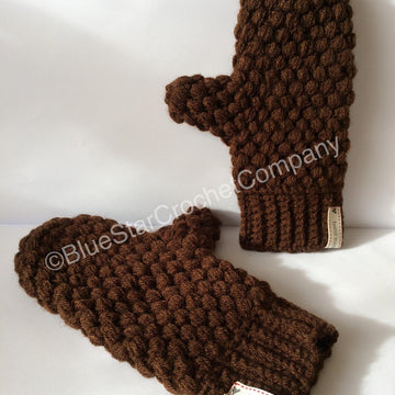 Puff Stitch Mittens