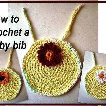 456 BABY BIB AND FLOWER