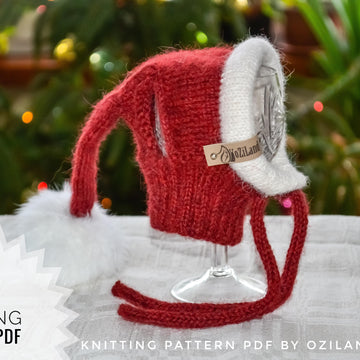 Santa dog hat
