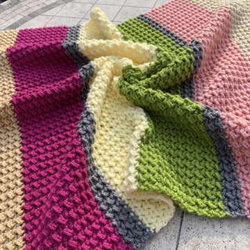"Colors and Cuddles" Baby Blanket