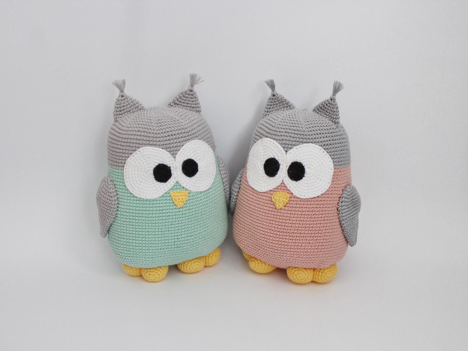 Crochet owl pattern Amigurumi toy pattern