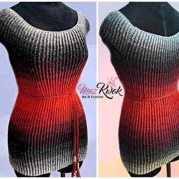 Sunset Ribbed Top