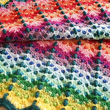 Chromatic Cobbles Blanket