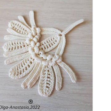 Antique flower with bourdon 1