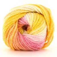 White, Peach, Yellow, Pink