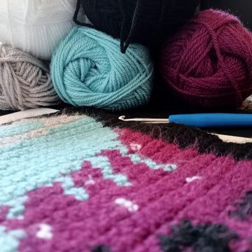 Anxie-tea crochet tapestry