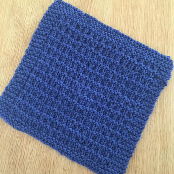 Hurdle Stitch Dishcloth