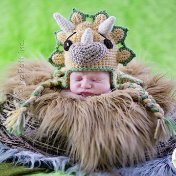 Cera Tops The Triceratops Dino Baby Hat and Cocoon Set