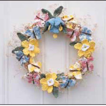 Celebrate Spring Wreath in Lily Sugar 'n Cream Solids