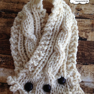 Cabled Knit Cowl