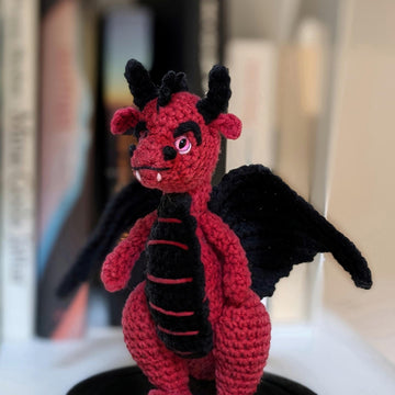 Blaze the Dragon crochet pattern, amigurumi dragon pattern