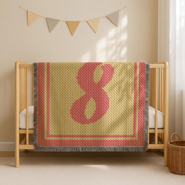 Number Eight Baby Blanket C2C CROCHET PATTERN