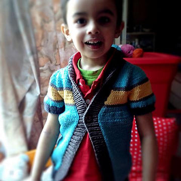 Khel (Child) Contiguous Cardigan