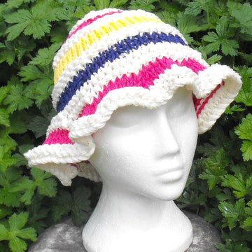 SUPERFAST SUN HAT KNITTING PATTERN - MADMONKEYKNITS