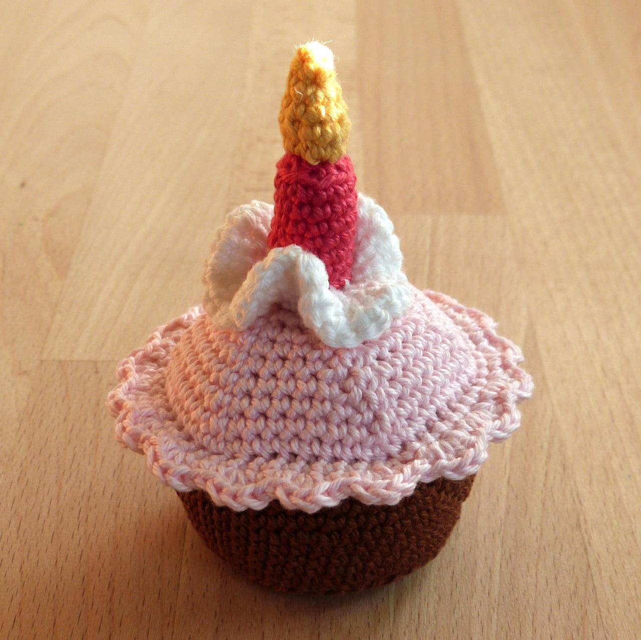 Birthday cake with candle