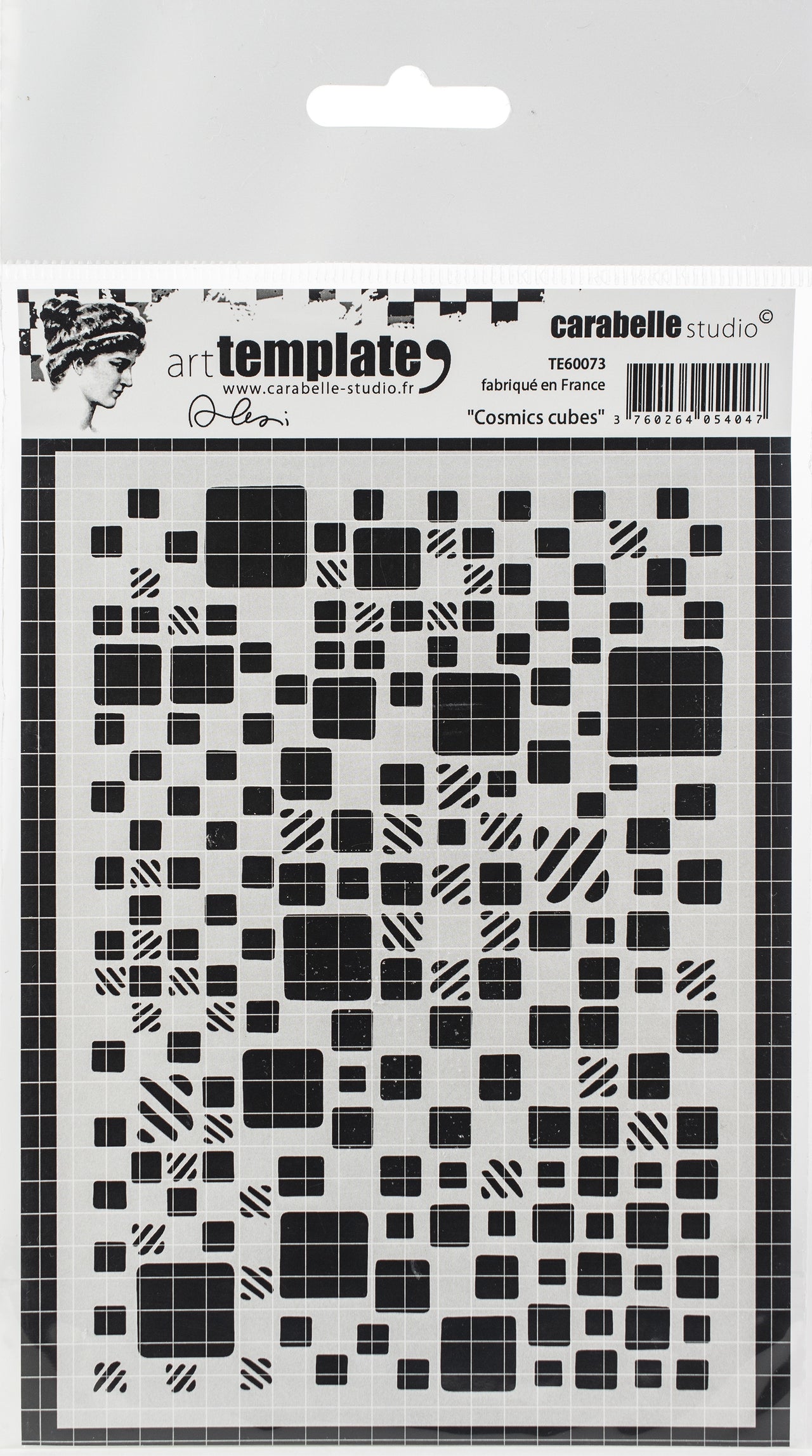 Carabelle Studio Template A6 - Cosmics Cubes