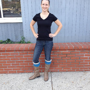 Color Block Boot Cuffs