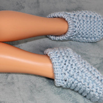 Childrens Simple Super Chunky Slippers Circular