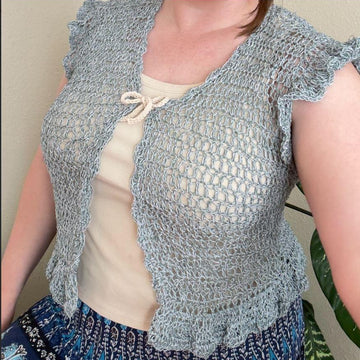 Cloudlace Vest Crochet Pattern