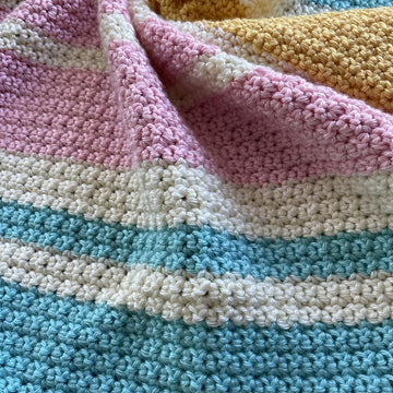 Pastel Stripes Baby Blanket