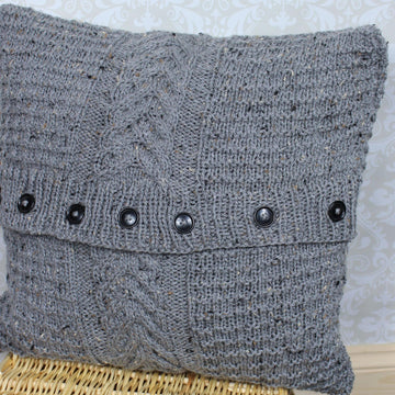 Knitting Pattern For 2 cushion covers  #268