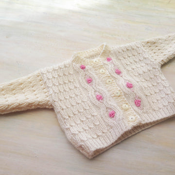 Smocked Toddler Jacket ( Cardigan)