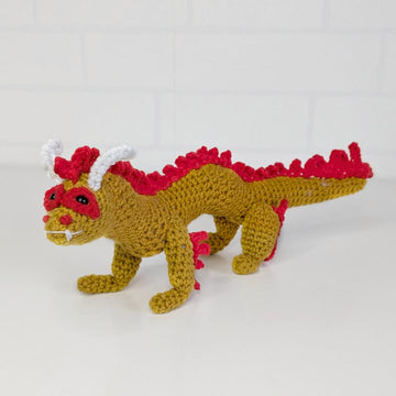 Aiden the Dragon crochet pattern, lunar dragon amigurumi pattern