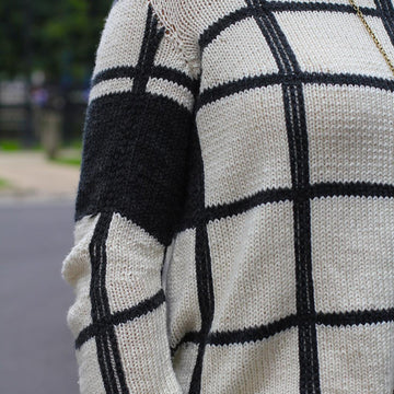 Windowpane Sweater