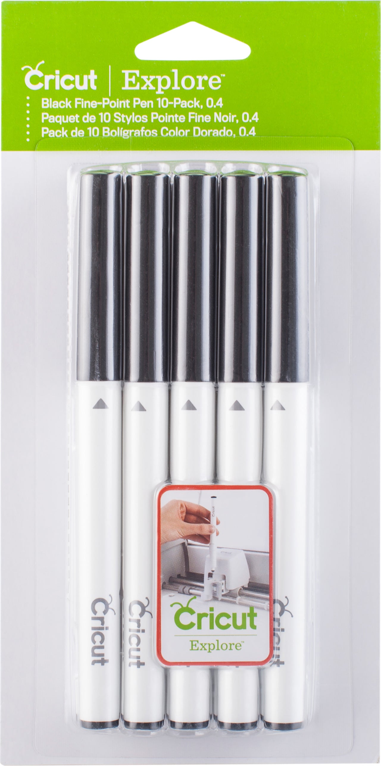 Cricut Fine Point Pens 10/Pkg - Black