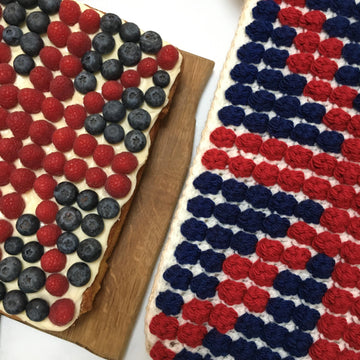 Berry Traybakes (UK & US Flags)