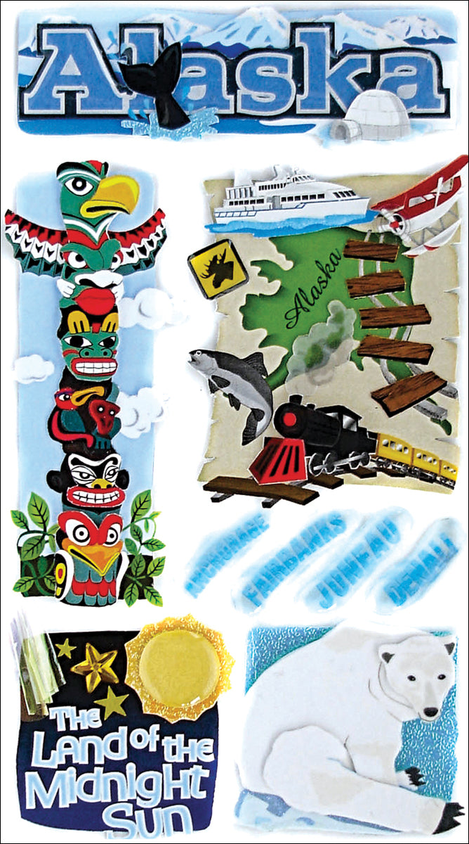 Jolee's Le Grande Dimensional Stickers - Alaska