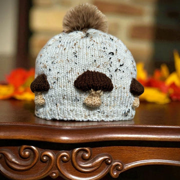 Mushroom Beanie Winter Hat
