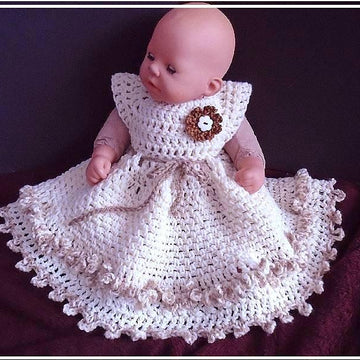 772 Double Frill Girl's Dress