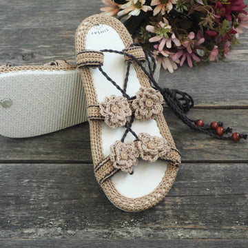 Roman sandals on flip-flop soles