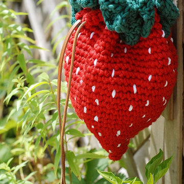 Strawberry bag and purse