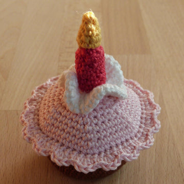 Birthday cake with candle