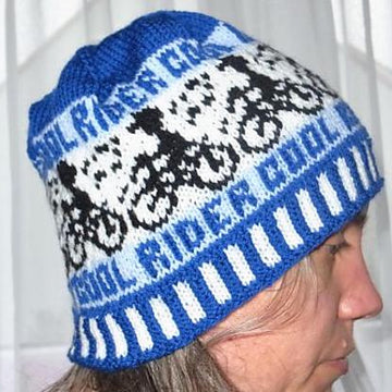 Boy bike rider beanie