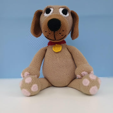 Crochet Amigurumi Toy Dog Pattern - Buddy the Dog