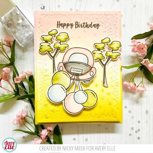 Avery Elle Clear Stamp Set 4"X6" - Journey
