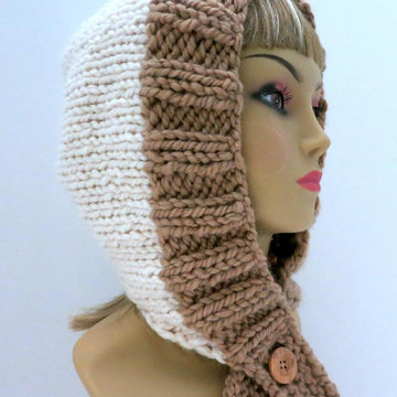 Snowfall Winter Hat with 2 Different Bands and 6 Different Styles