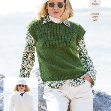 Tank Tops in Stylecraft Grace Aran - 9929 - Downloadable PDF