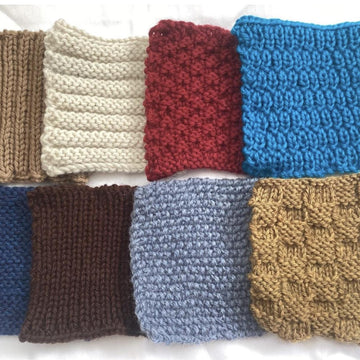 8 Easy Knit  Stitch Patterns
