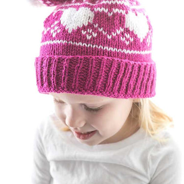 Valentine's Day Heart Stocking Cap