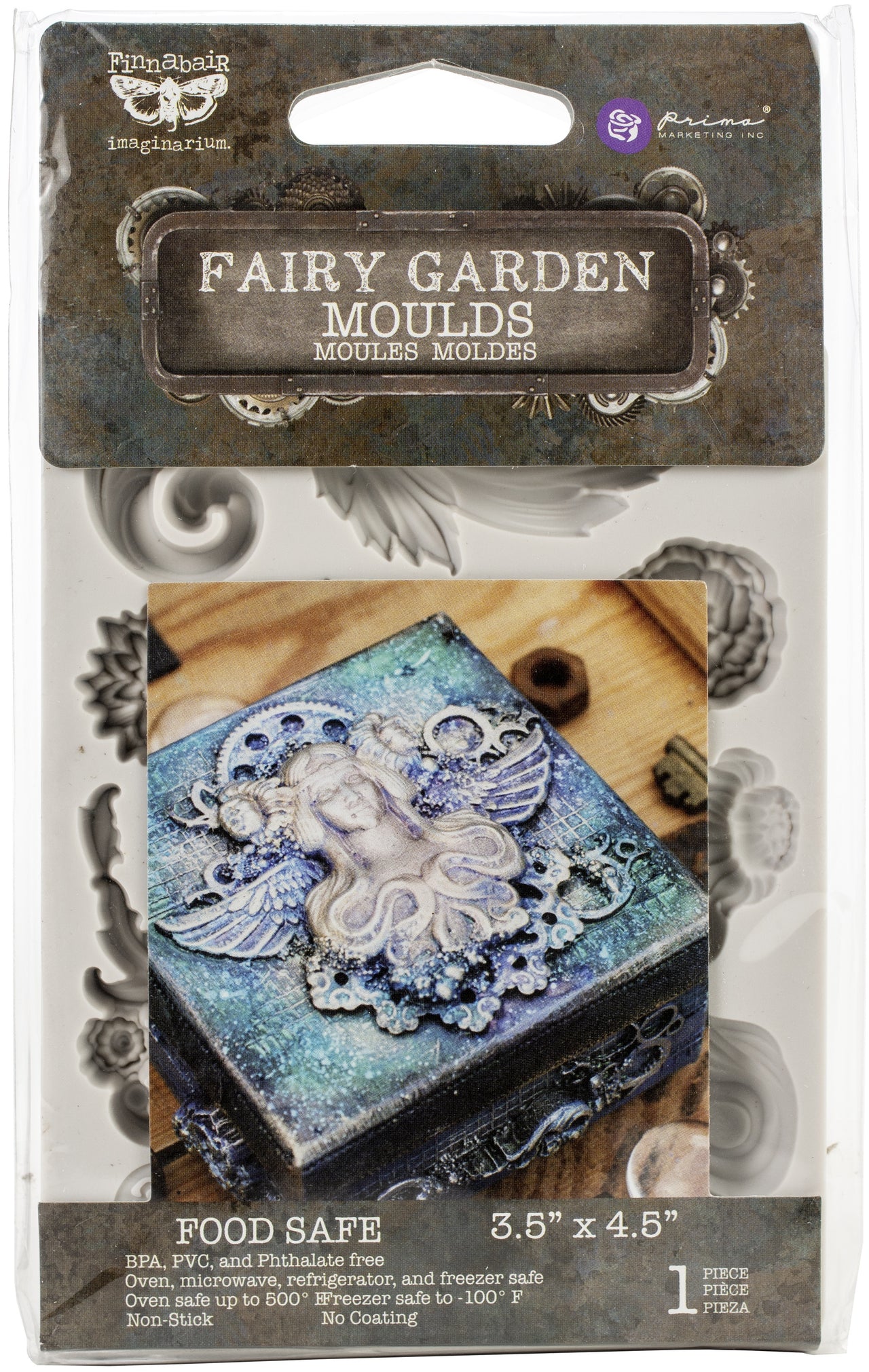 Prima Marketing Finnabair Decor Moulds 3.5"X4.5" - Fairy Garden