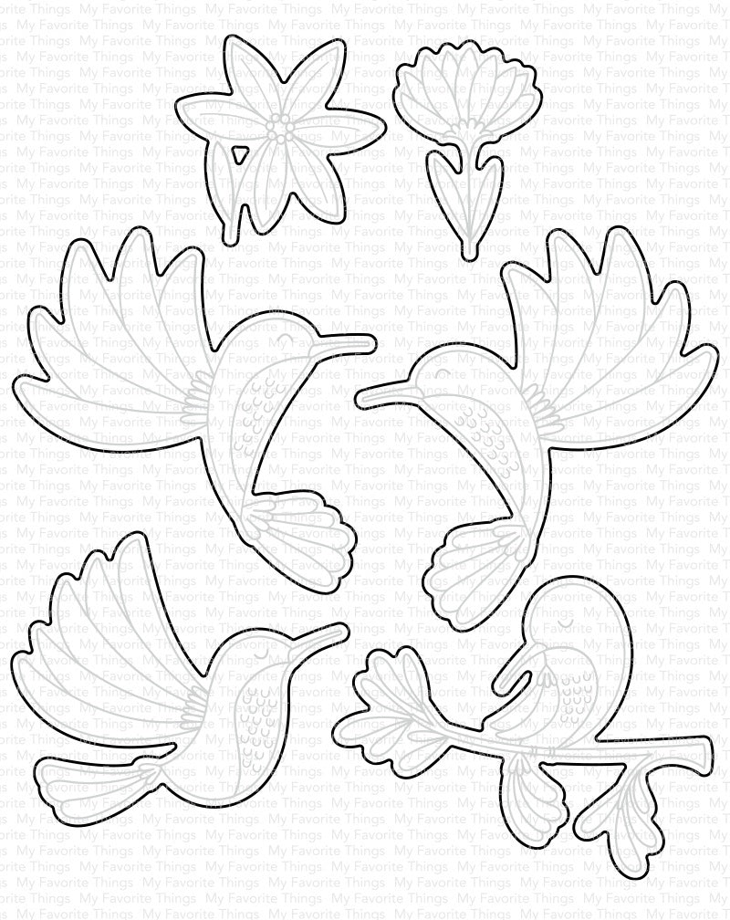 My Favorite Things Die-namics Die - Happy Hummingbirds