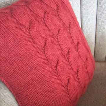 Cable Panel Pillow Cover